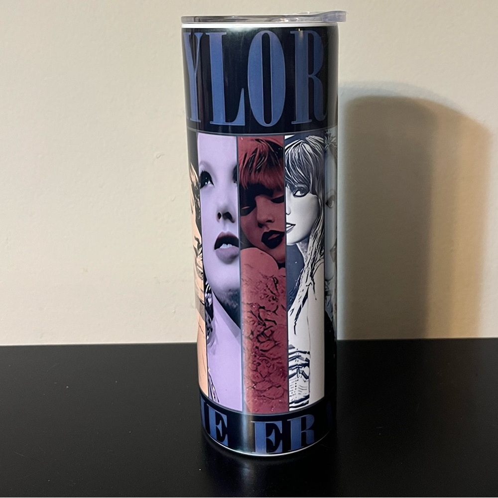 Taylor Swift Eras Skinny 8 inch Tumbler